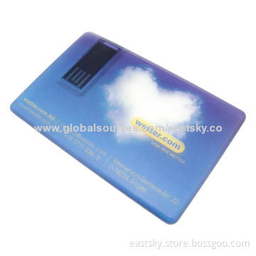 Translucent Name Card USB, Compatible with PC, Notebook or Tablets, with USB2.0 Interface